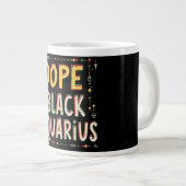 Dope Black Aquarius Jumbo-Tasse (Vorderseite Rechts)