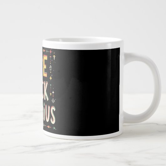 Dope Black Aquarius Jumbo-Tasse (Rechts)
