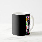 Dope Black Social Worker African American Social W Kaffeetasse (VorderseiteRechts)