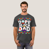 Dope Black Vater Happy Fathers Day Gift von Son T-Shirt (Vorne ganz)