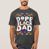 Dope Black Vater Happy Fathers Day Gift von Son T-Shirt (Vorderseite)