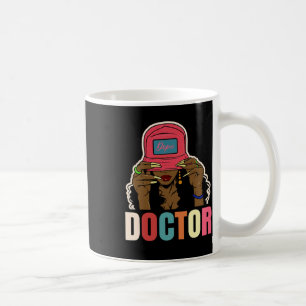 Dope Doctor Black Afro Black History Ladys Kaffeetasse