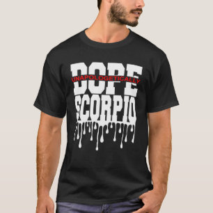 Dope Queen King Grafische Dekoration Scorpio Astro T-Shirt