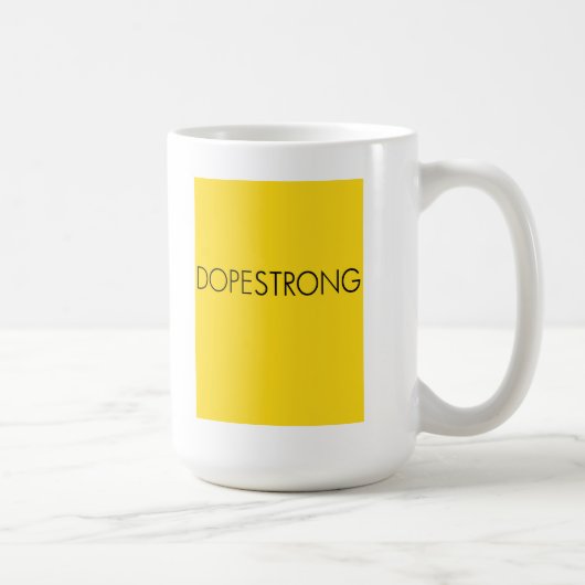 DOPESTRONG LANCE ARMSTRONG PARODIE KAFFEETASSE (Rechts)