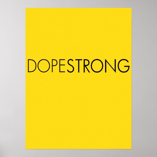DOPESTRONG LANCE ARMSTRONG PARODY POSTER (Vorne)