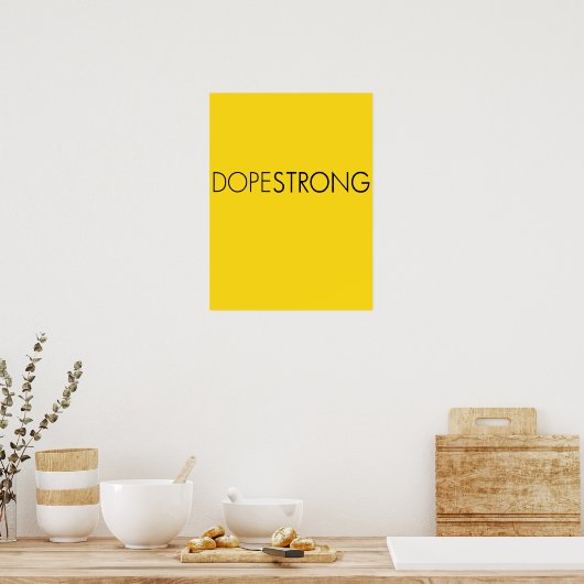 DOPESTRONG LANCE ARMSTRONG PARODY POSTER (Küche)