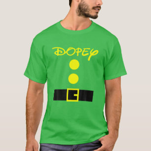 Dopey Halloween ZwergKostümfarbenanpassung T-Shirt