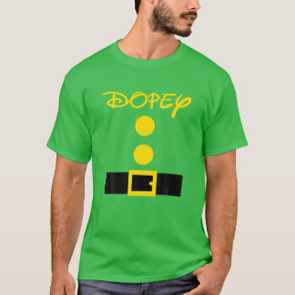 Dopey Halloween ZwergKostümfarbenanpassung T-Shirt