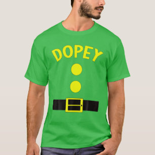Dopey Zwarf Halloween Kostüm Funny Gifts Dop T-Shirt