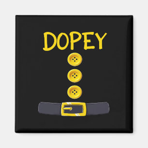 Dopey Zwarf Halloween Kostümfarbe passt Dopey Magnet