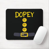 Dopey Zwarf Halloween Kostümfarbe passt Dopey Mousepad (Mit Mouse)