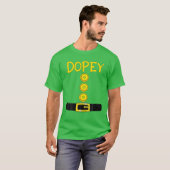 Dopey Zwarf Halloween Kostümfarbe passt Dopey T-Shirt (Vorne ganz)