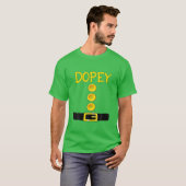 Dopey Zwarf Halloween Kostümfarbe passt Dopey T-Shirt (Vorne ganz)