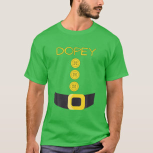 Dopey Zwarf Halloween Kostümfarbe passt Dopey T-Shirt