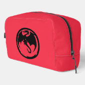 Dopp-Kit für Schwarze Drachen Waschbeutel (Rechte Ecke)