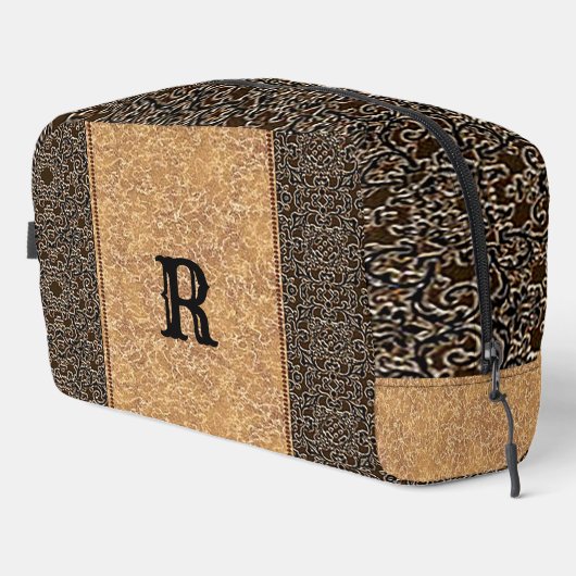 Dopp-Kit "Zeitgenössisches Pferd und Buggy" Waschbeutel (Rechte Ecke)