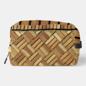 Dopp Kitt - Orange Brick Pattern Waschbeutel (Rückseite)