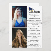 Doppel-Abschluss-Zeremonie 2 Foto Abschluss Ankündigung (Vorne/Hinten)