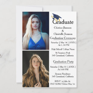 Doppel-Abschluss-Zeremonie 2 Foto Abschluss Ankündigung