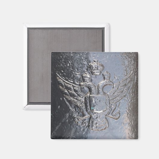 Doppel-Adler auf Cannon Magnet (Vorderseite/Rückseite)