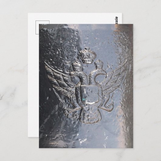 Doppel-Adler auf Cannon Postkarte (Vorne/Hinten)