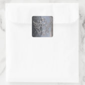 Doppel-Adler auf Cannon Quadratischer Aufkleber (Tasche)