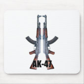 Doppel-AK-47Sturmgewehre Mousepad (Vorne)