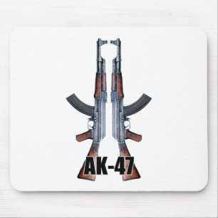 Doppel-AK-47Sturmgewehre Mousepad