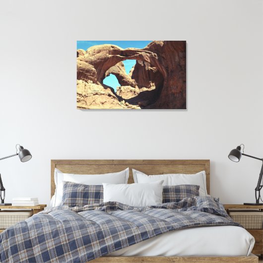 Doppel-Arch-Wüste Landschaftsbild-Foto Leinwanddruck (Insitu (Schlafzimmer))
