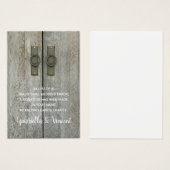 Doppel-Barenttüren Land Hochzeit Wohltätigkeit Gef (Vorne & Hinten)