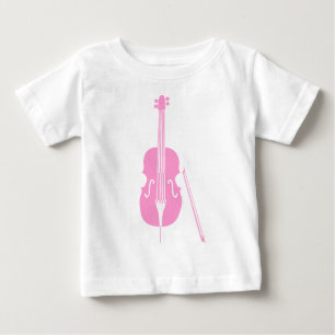 Doppel-Bass - Rosa Baby T-shirt