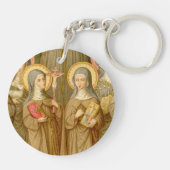 Doppel-Bild zwei schwache Heilige (SAU 27) Schlüsselanhänger (Rückseite)