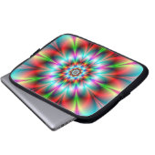 Doppel-Blume-Laptop-Sieb Laptopschutzhülle (Vorne Knopf)
