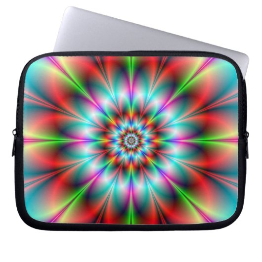 Doppel-Blume-Laptop-Sieb Laptopschutzhülle (Vorderseite)