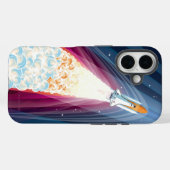Doppel-Boosted (Space Shuttle-Start) Case-Mate iPhone Hülle (Rückseite (Horizontal))