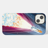 Doppel-Boosted (Space Shuttle-Start) iPhone Hülle (Rückseite (Horizontal))