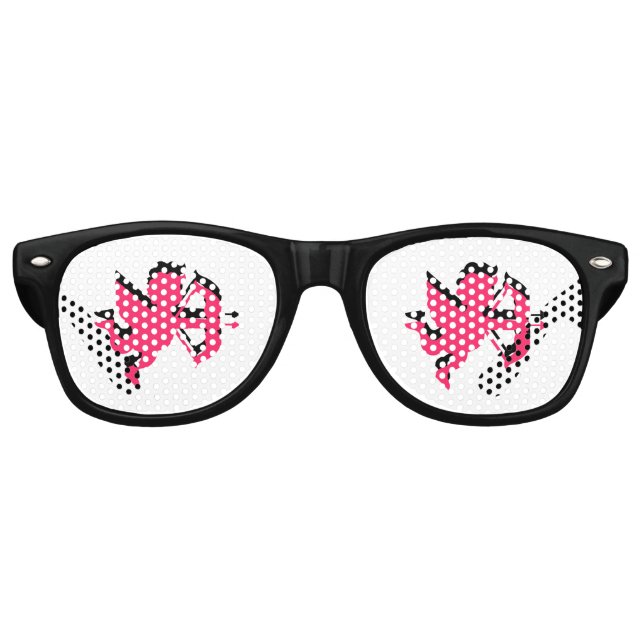 Doppel-Cupid-Valentinstag-Party Partybrille (Vorderseite)
