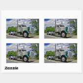 Doppel-D 379-Aufkleber Rechteckiger Aufkleber (Blatt)