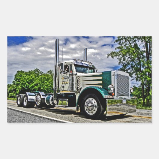 Doppel-D 379-Aufkleber Rechteckiger Aufkleber (Vorderseite)