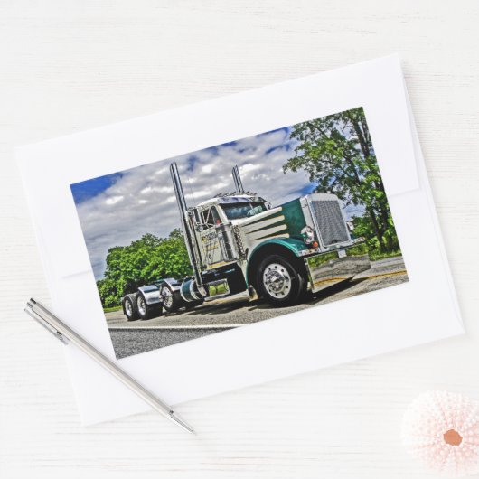 Doppel-D 379-Aufkleber Rechteckiger Aufkleber (Umschlag)