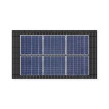 Doppel-Dach-Sonnenkollektor mit schwarzer Dachkons