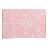 Doppel Damask Pale Princess Pink Kissenbezug (Vorderseite-Rechts)