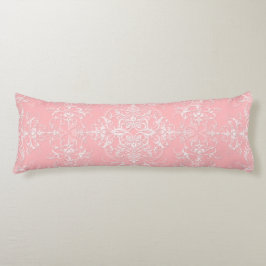 Doppel Damask Pale Princess Pink Seitenschläferkissen