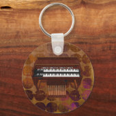 Doppel-Decker-Organ: 3D-Modell: Schlüsselanhänger (Vorderseite)