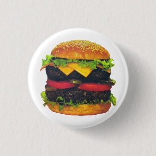 Doppel-Deluxe Hamburger mit Käse Button