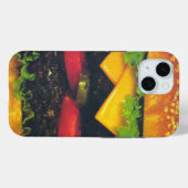 Doppel-Deluxe Hamburger mit Käse Case-Mate iPhone Hülle (Rückseite (Horizontal))