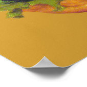 Doppel-Deluxe Hamburger mit Käse Poster (Ecke)