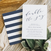 Doppel der Freude | Twins Baby Shower Einladung