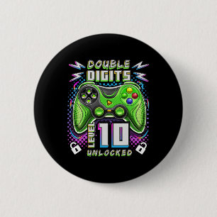 Doppel-Digits Level 10 Unverriegeltes Videospiel 1 Button