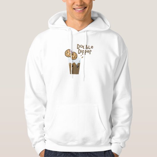 Doppel-Dipper-Cookies in Milch Hoodie (Vorderseite)